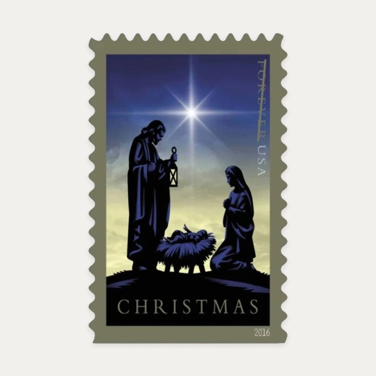 2016 Nativity Christmas Forever postage stamps Main image