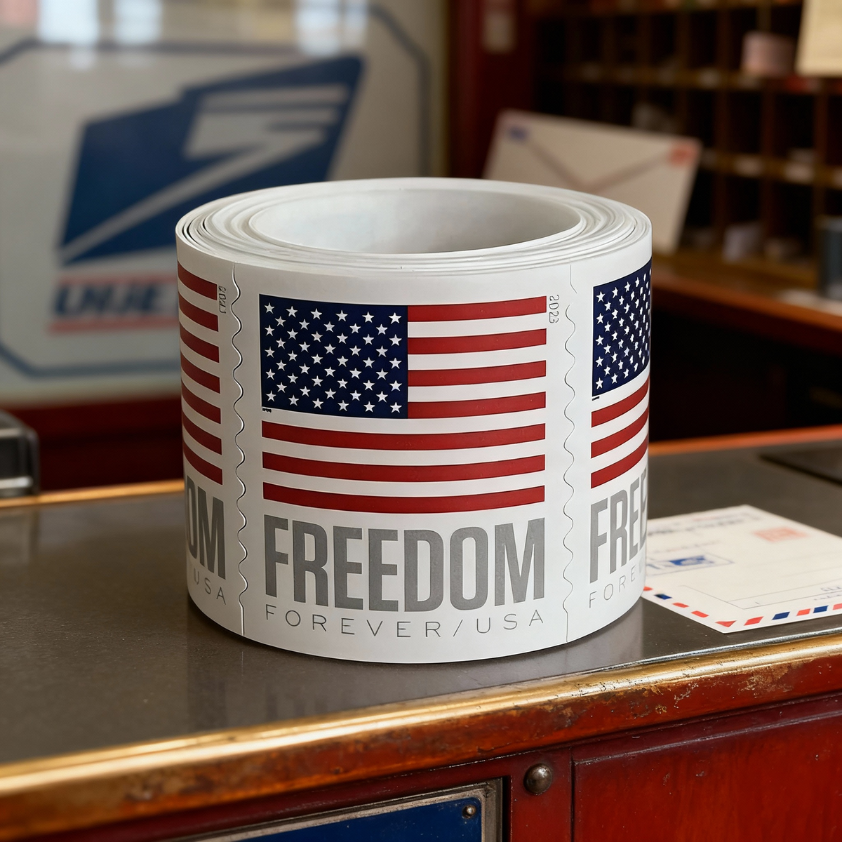 2023 U.S. Flag Freedom Forever — Coils & Sheets postage stamps Main image