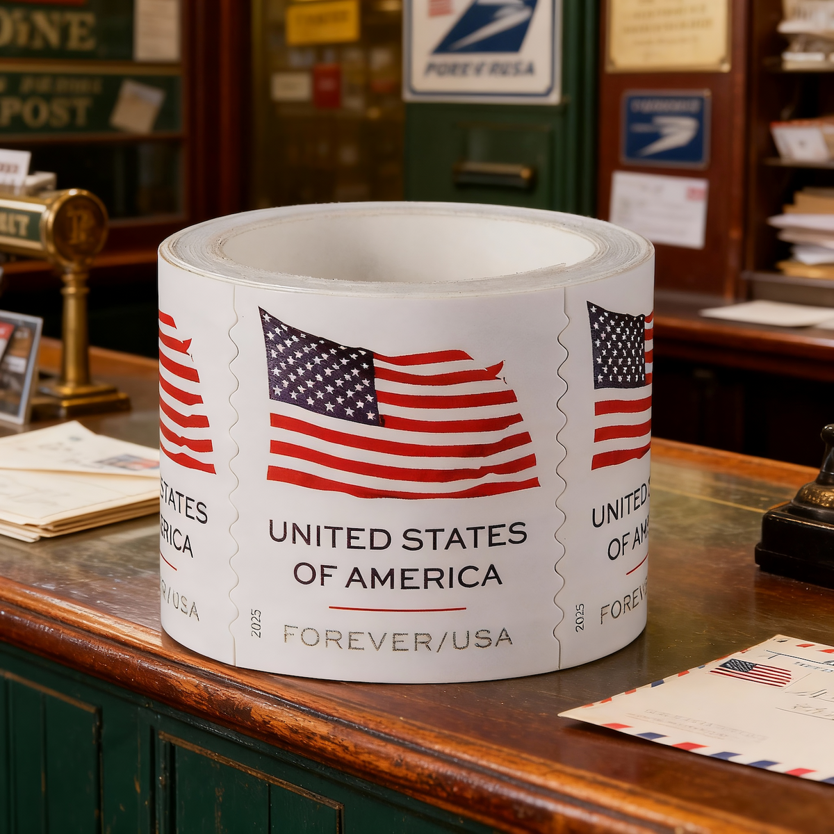 2025 US Flags Booklets / Rolls Forever First Class Postage Stamps Secondary image