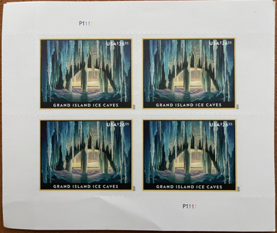 Grand Island Ice Cave Express Priority Stamps Secondary image