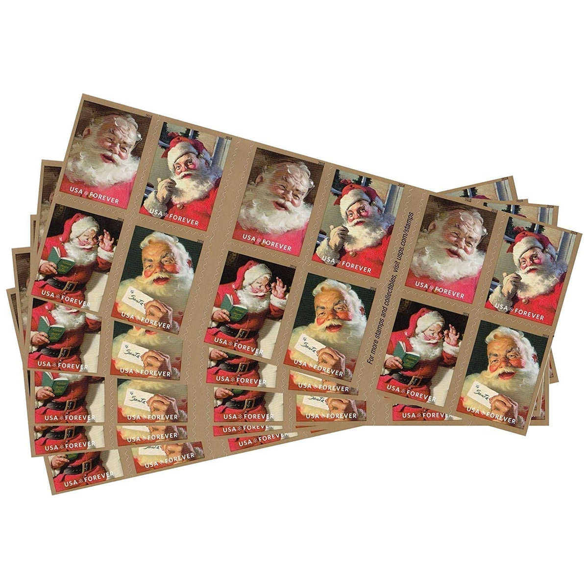 Sparkling Holidays Forever stamp sheets