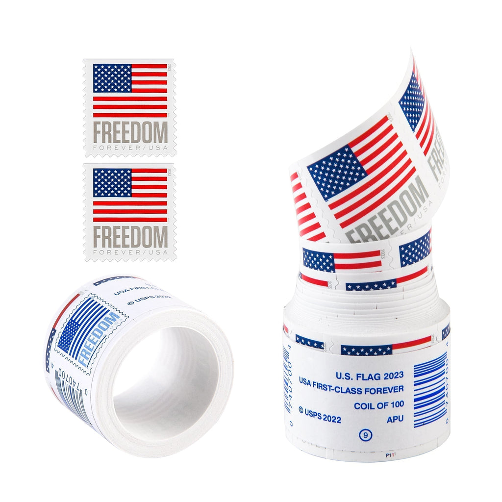2023 U.S. Flag Freedom Forever stamp rolls