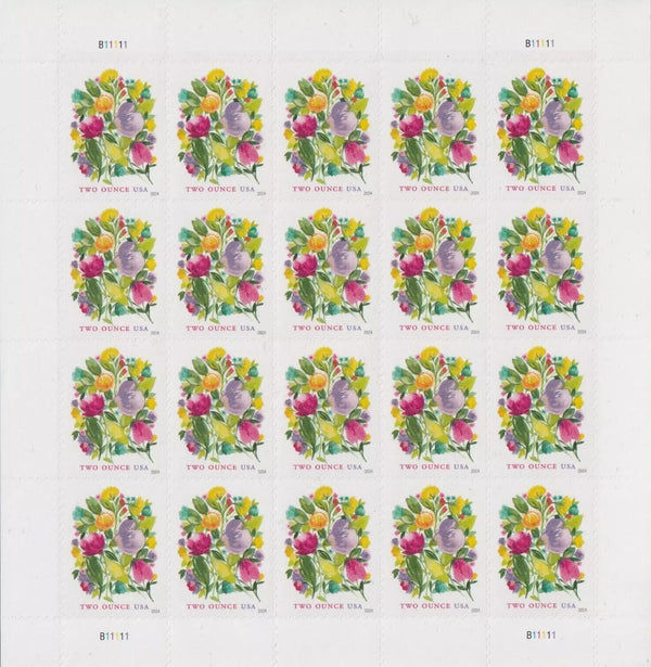 Wedding Blooms Two Ounce Forever First Class Postage Stamps image 0