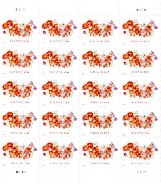 Tulips Forever stamp sheet