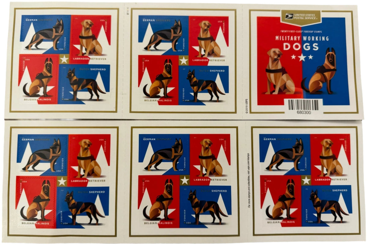 Military Working Dogs Forever First Class Postage Stamps Secondary image