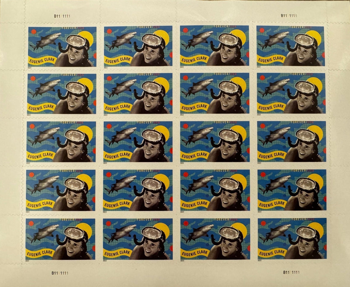 Aquatic Scholar Eugenie Clark Forever First Class Postage Stamps Secondary image