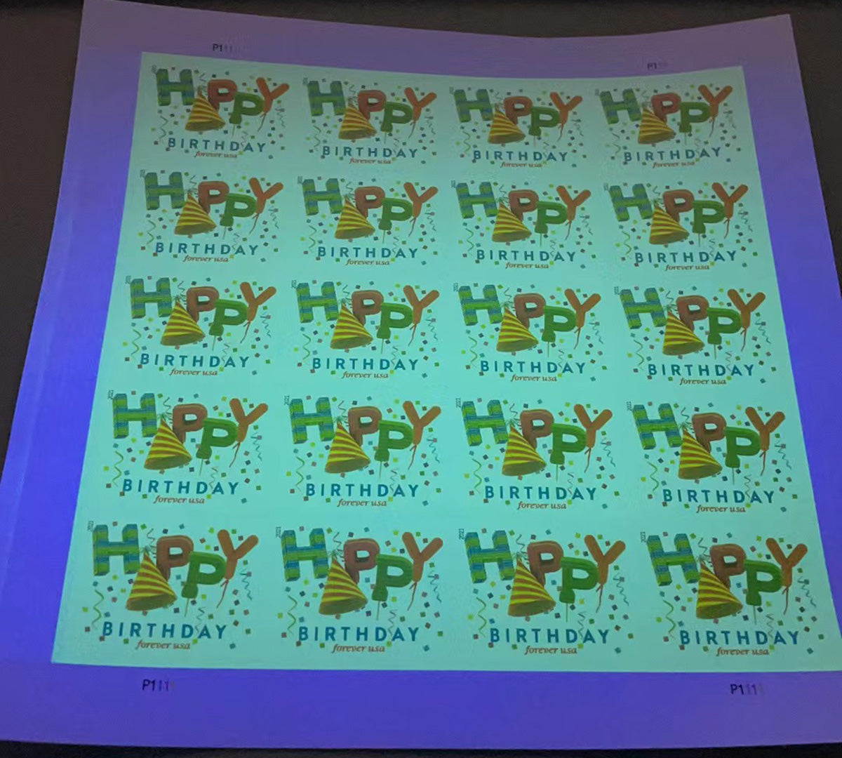 Happy Birthday Forever First Class Postage Stamps Secondary image
