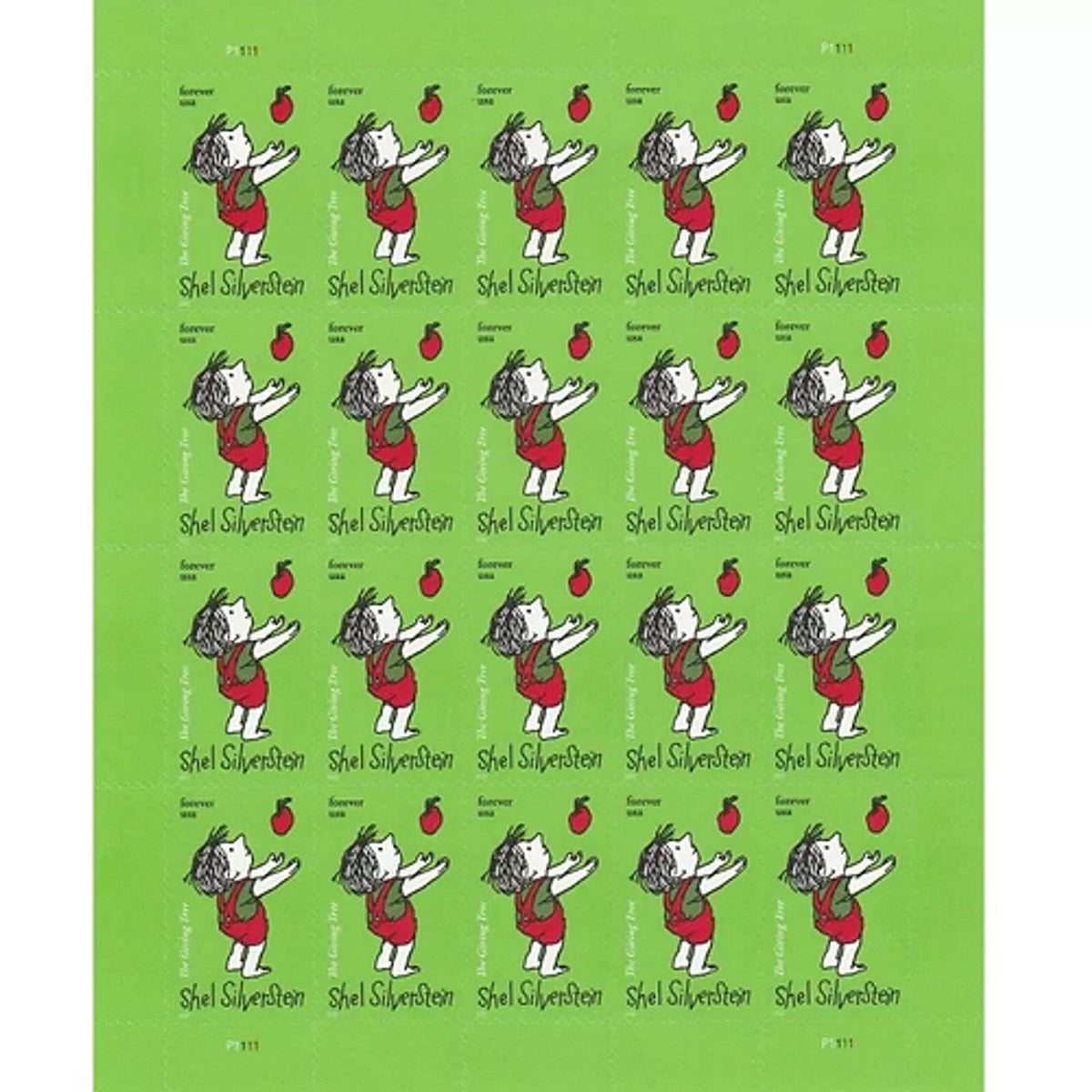 Shel Silverstein USPS Forever Postage Stamps Secondary image