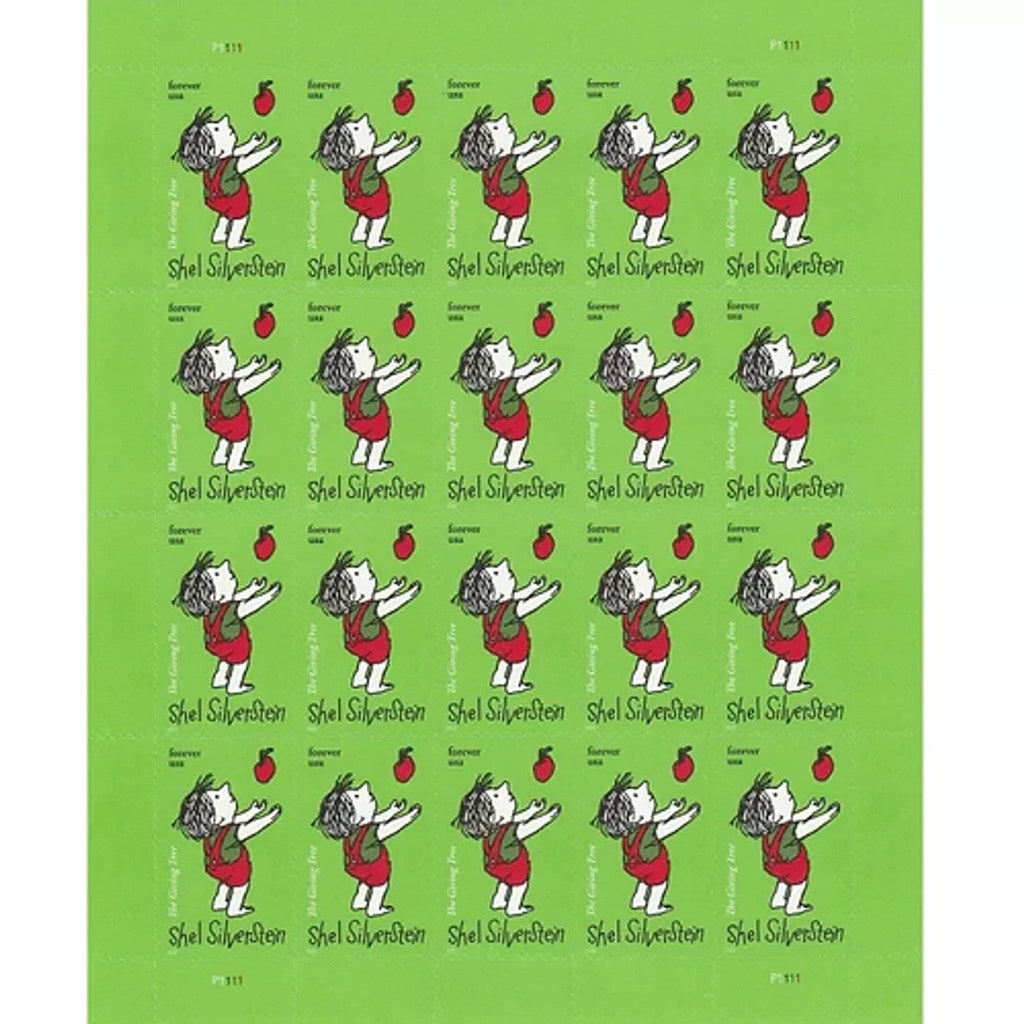Shel Silverstein Forever stamp pane