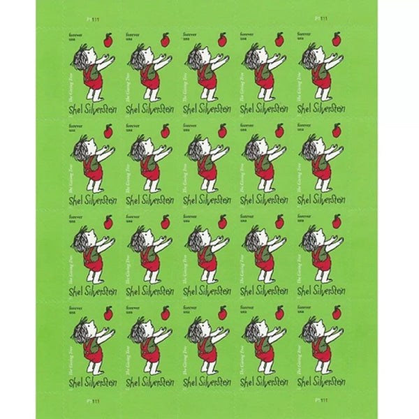 Shel Silverstein Forever stamp pane