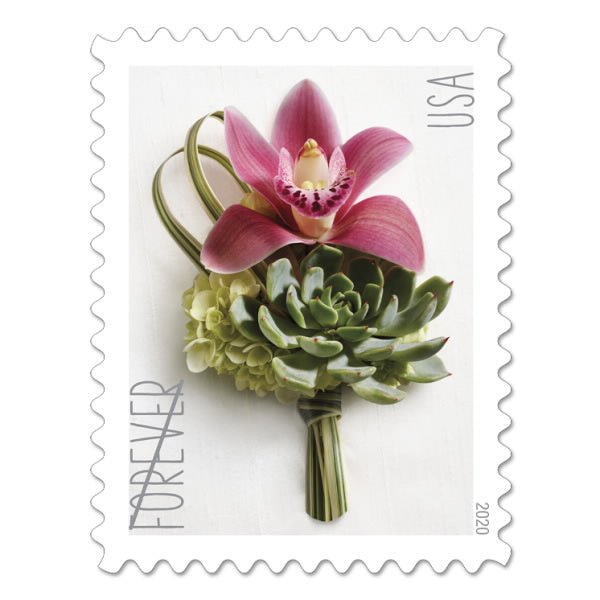 Contemporary Boutonniere Forever stamp