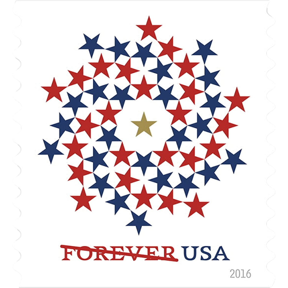 Patriotic Spiral Forever First Class Postage Stamps Secondary image