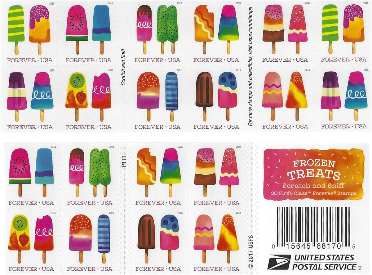 Frozen Treats Forever stamp booklet Main image